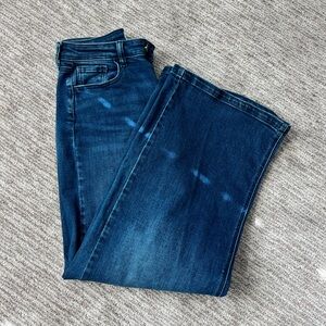 Cello Midrise Dark Wash Wide Leg Jeans size 3